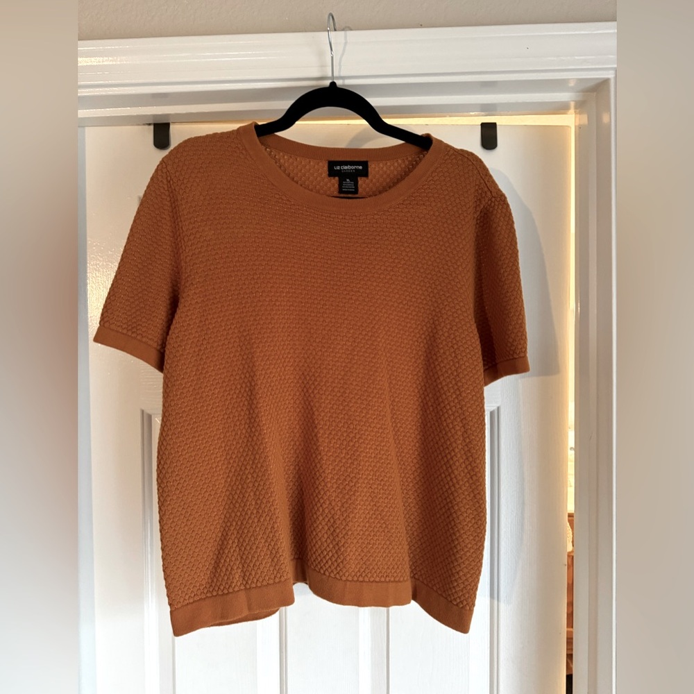 Liz Claiborne short sleeve sweater